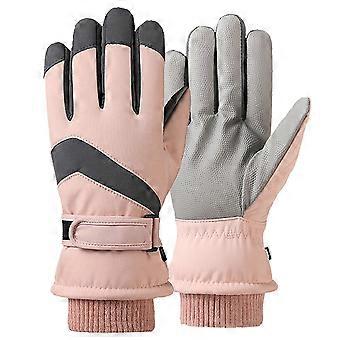 Wasserabweisende Skihandschuhe, fleecegefüttert, winddicht und ideal für Winteraktivitäten für Damen und Herren