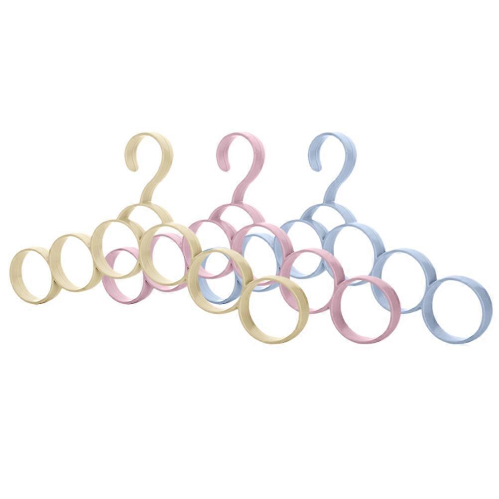 Clothes Hanger Household Coat Hanger for Convenient Storage 3Pcs Multi-Function