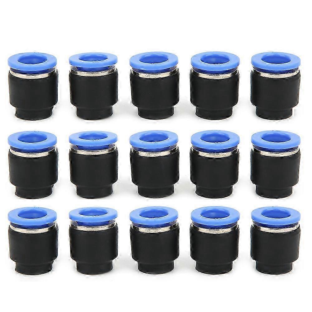 50PCs Air Pipe Plug Pneumatic Cap Plastic Brass Quick Insert PPF Oval Release Ring Hotel Use