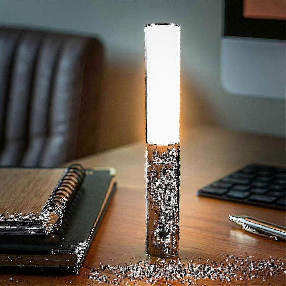 Wireless motion sensor, smart LED light, magnetic base, USB rechargeable lamp, smart baton light