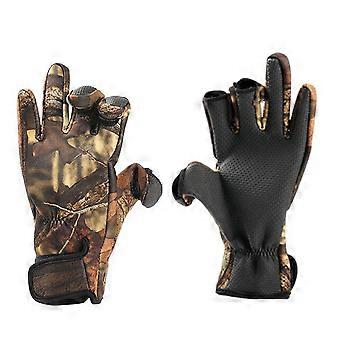 Camouflage Sports Gloves for Protecting Hands 1Pair Thermal Anti-Slip Neoprene Gloves