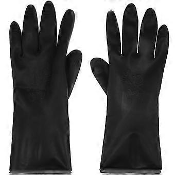Hair Salon Gloves Barber Hair Dye Gloves for Protection 3Pairs Black