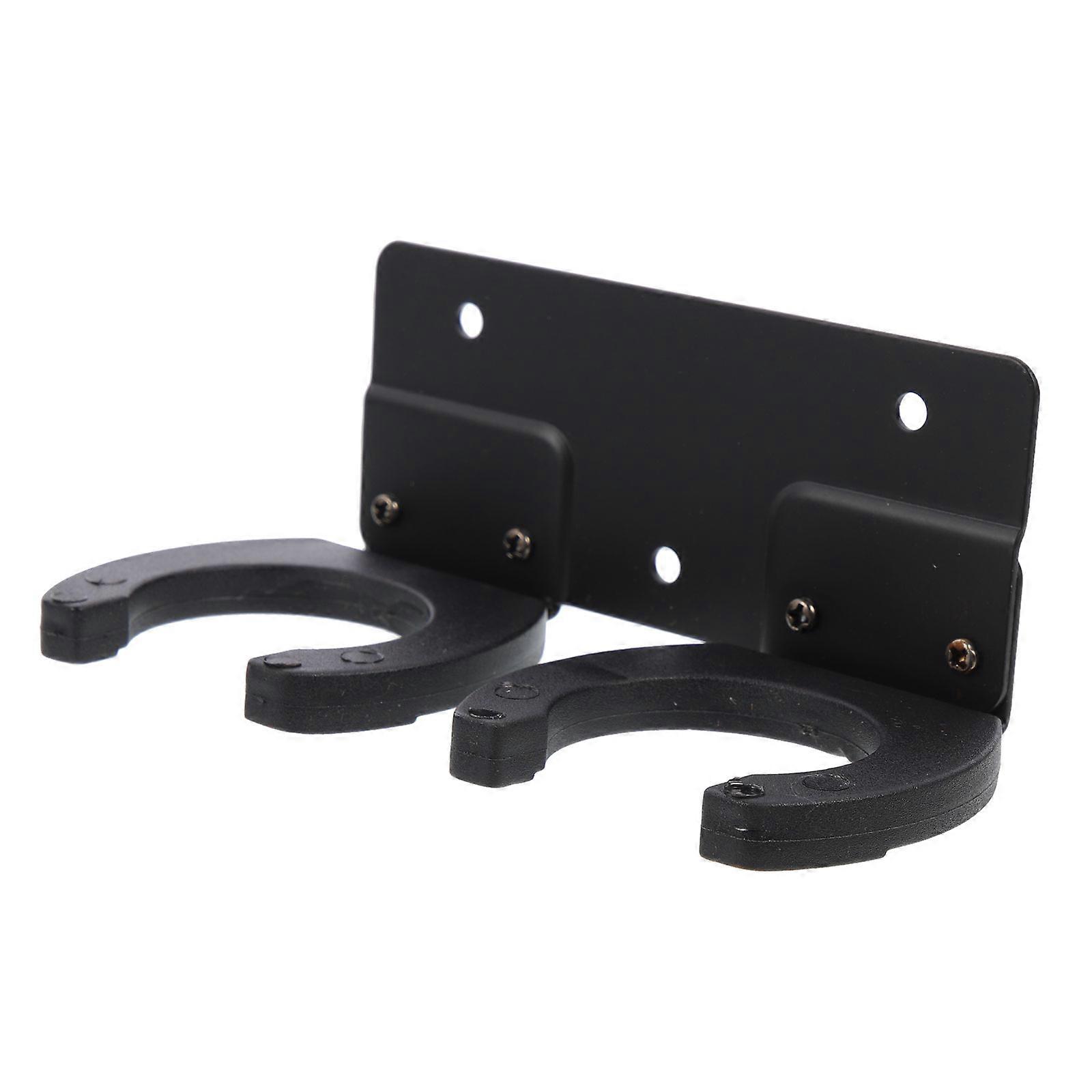 Metal Mic Holder Bracket for Storage Use Wall-Mounted Double Hook