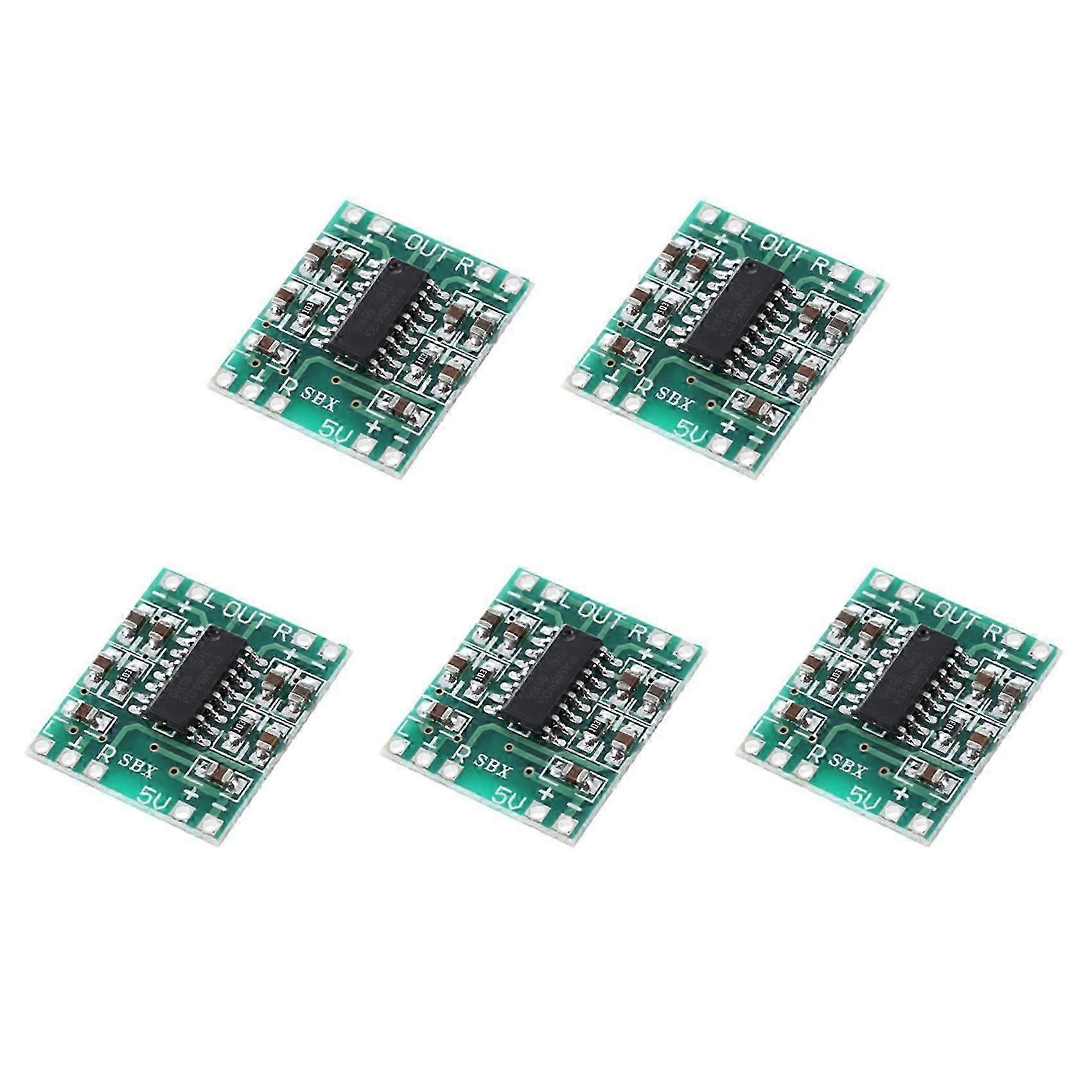 5X PAM8403 Audio Module USB DC 5V Class D Digital Amplifier Amplifier Board LCD