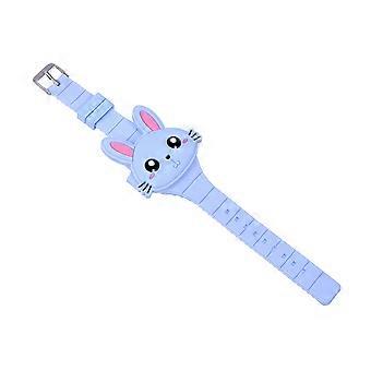 Rabbit Cartoon Watch Toy for Timekeeping Silicone LED Wristwatch