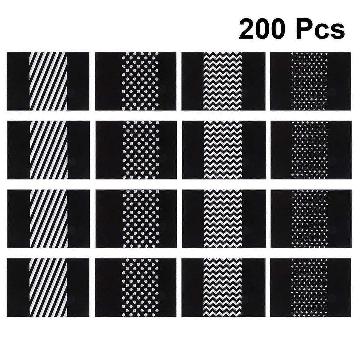 Candy Wrappers Simple Candy Packaging Paper for Twisting Nougat 200Pcs Set