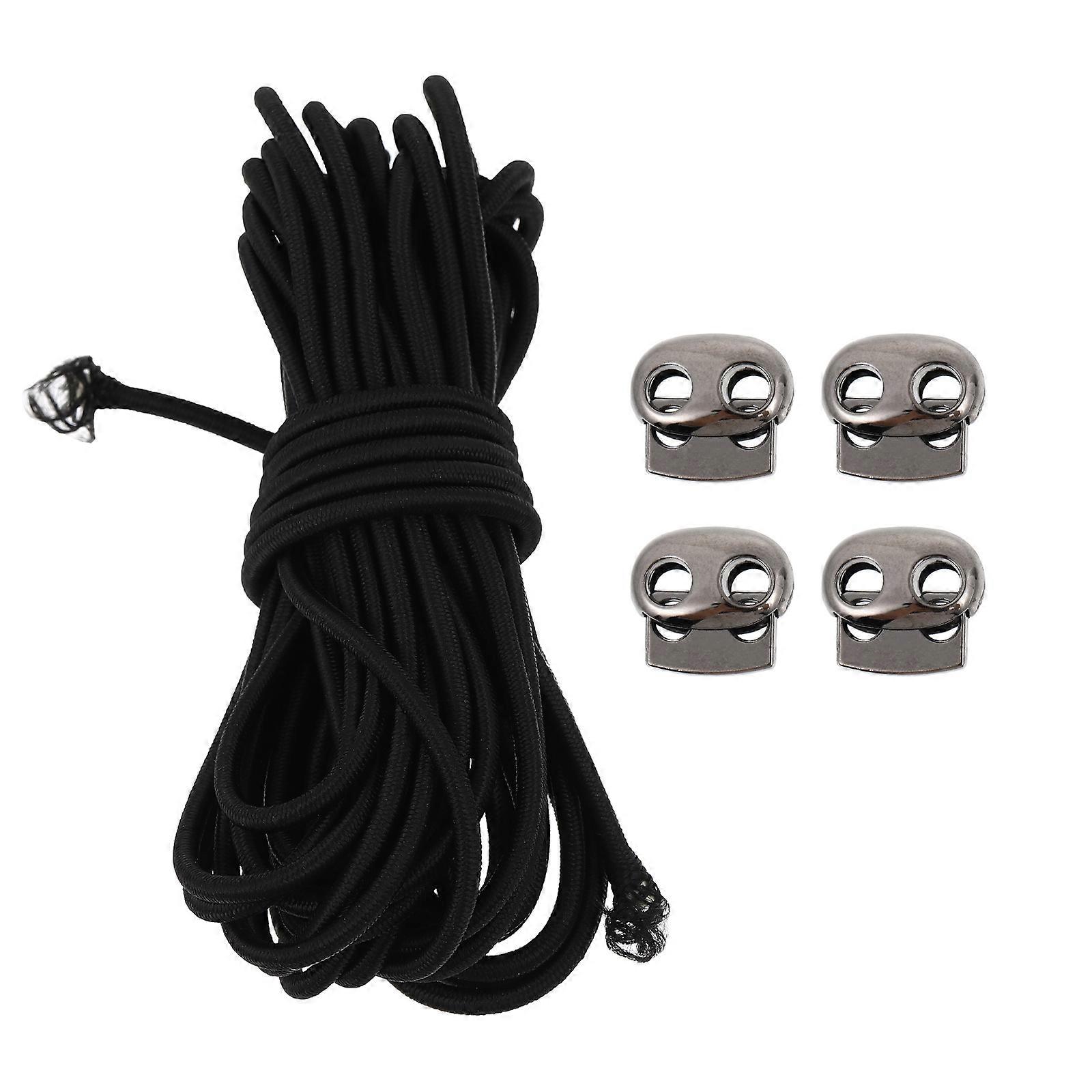 1 Set Spring Cord Locks Metal Spring Buckles Adjustable Drawstring Buckles