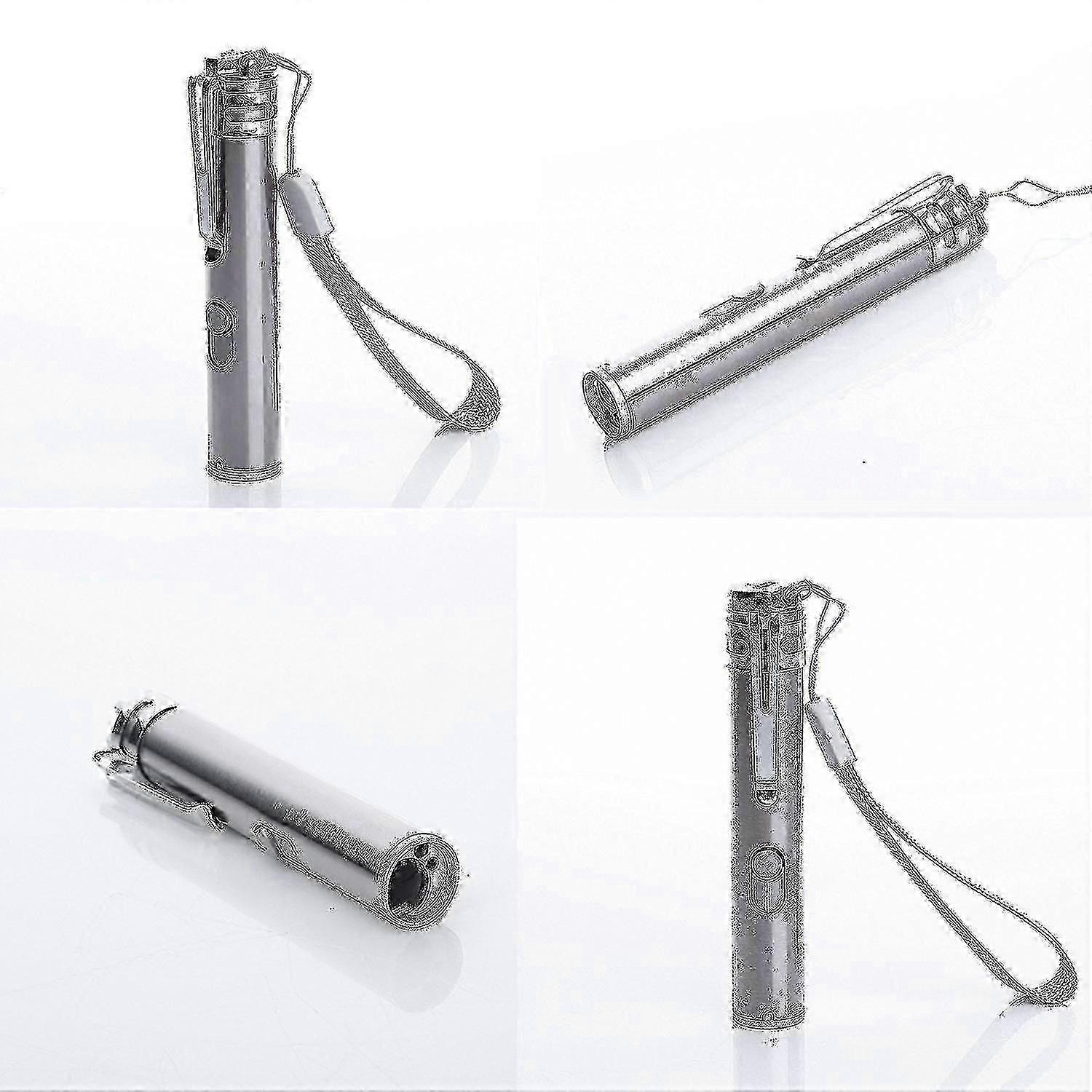 USB Rechargeable Pet Toys Cat Training Laser Pointer with LED Flashlight