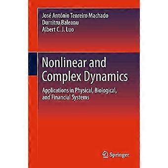 Nonlinear and complex dynamics applications in physical, biological, and financial systems