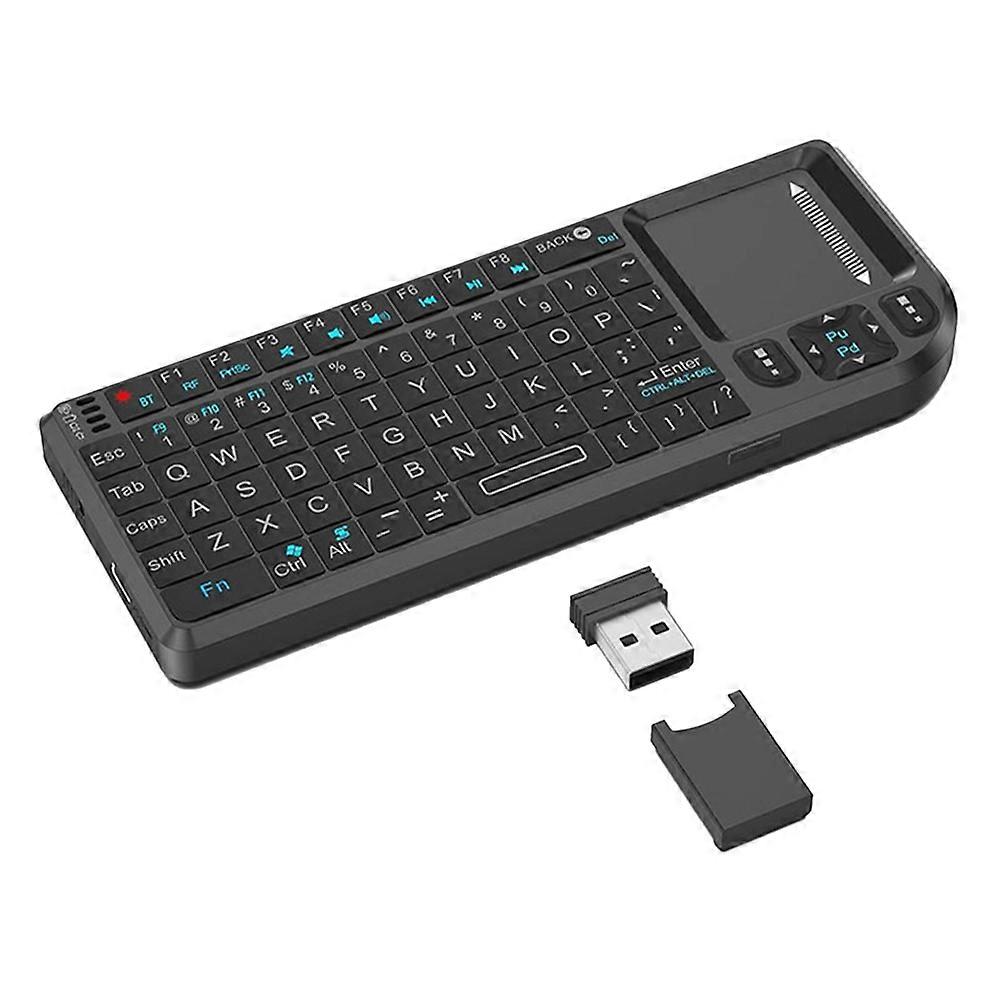 Wireless Bluetooth Mini Keyboard with Red Laser Touch Mouse Multifunctional 2.4G Keyboard for Ios Windows Android
