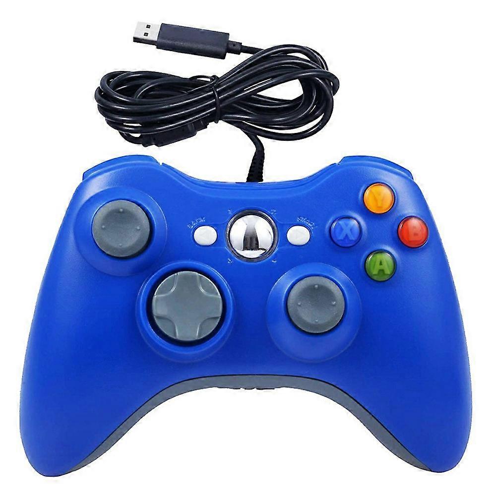 USB Wired Controller for Microsoft Xbox 360 S E PC Computer Dual Vibration Ergonomic Gamepad