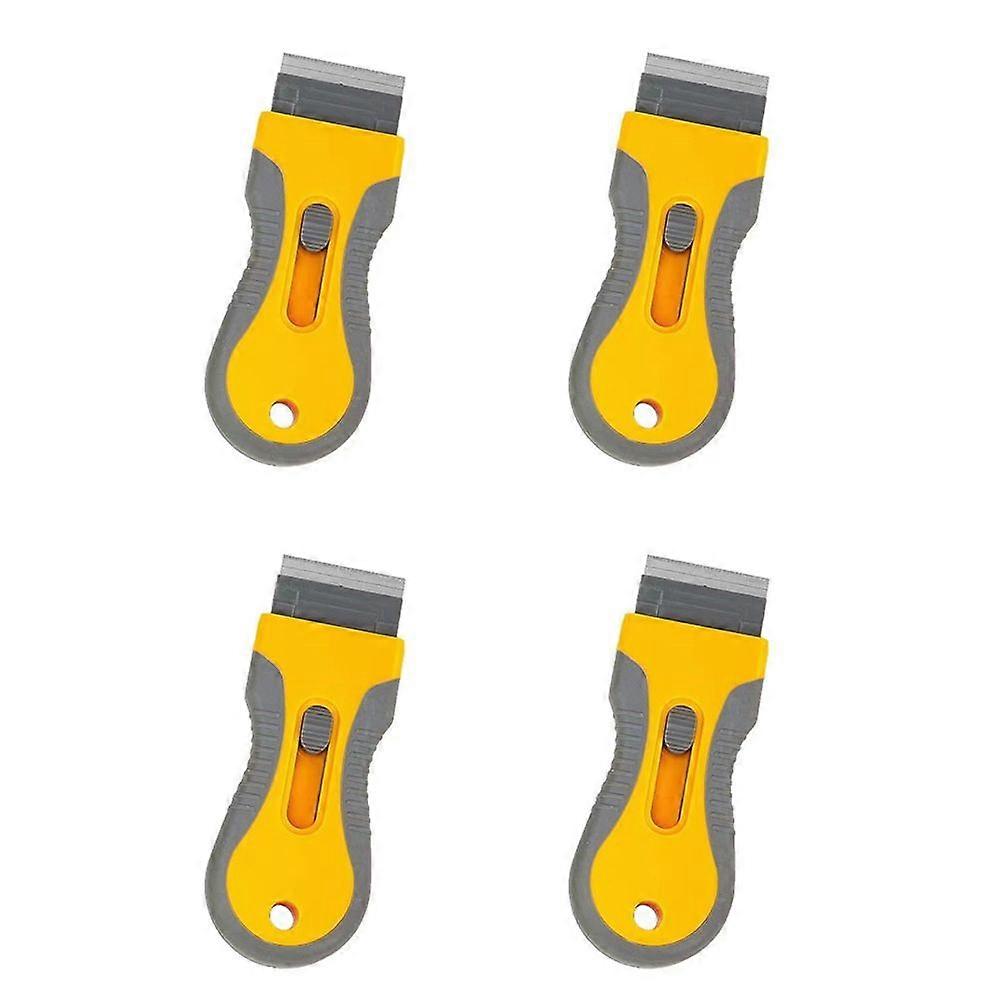 4 x Yellow push degumming knife