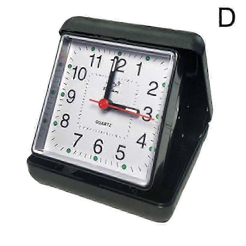 Alarm Clock Portable Silent Bedside Clock with Large Display Screen