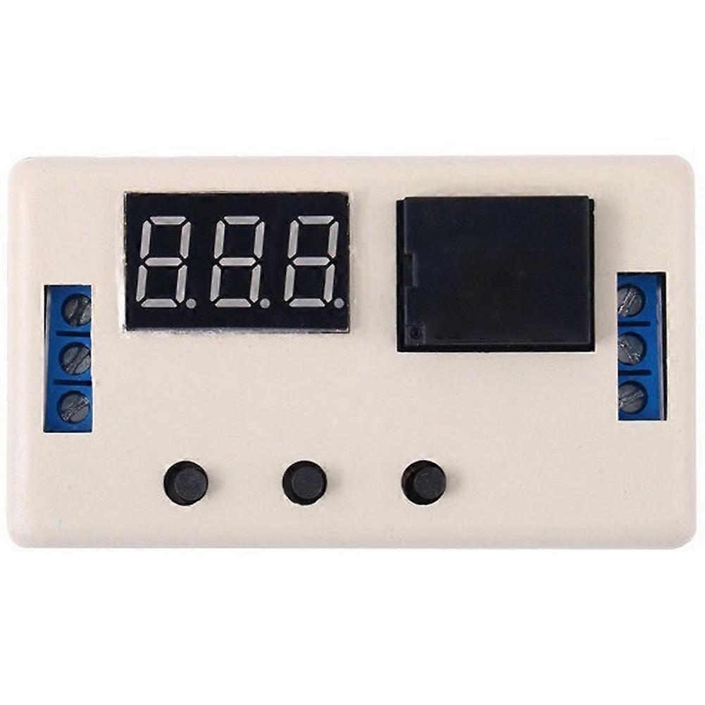 DC 12V24V Trigger Cycle Delay Timer,3-Button Optocoupler Isolated Time Delay Relay Module for Smart Timing Control,1PC B