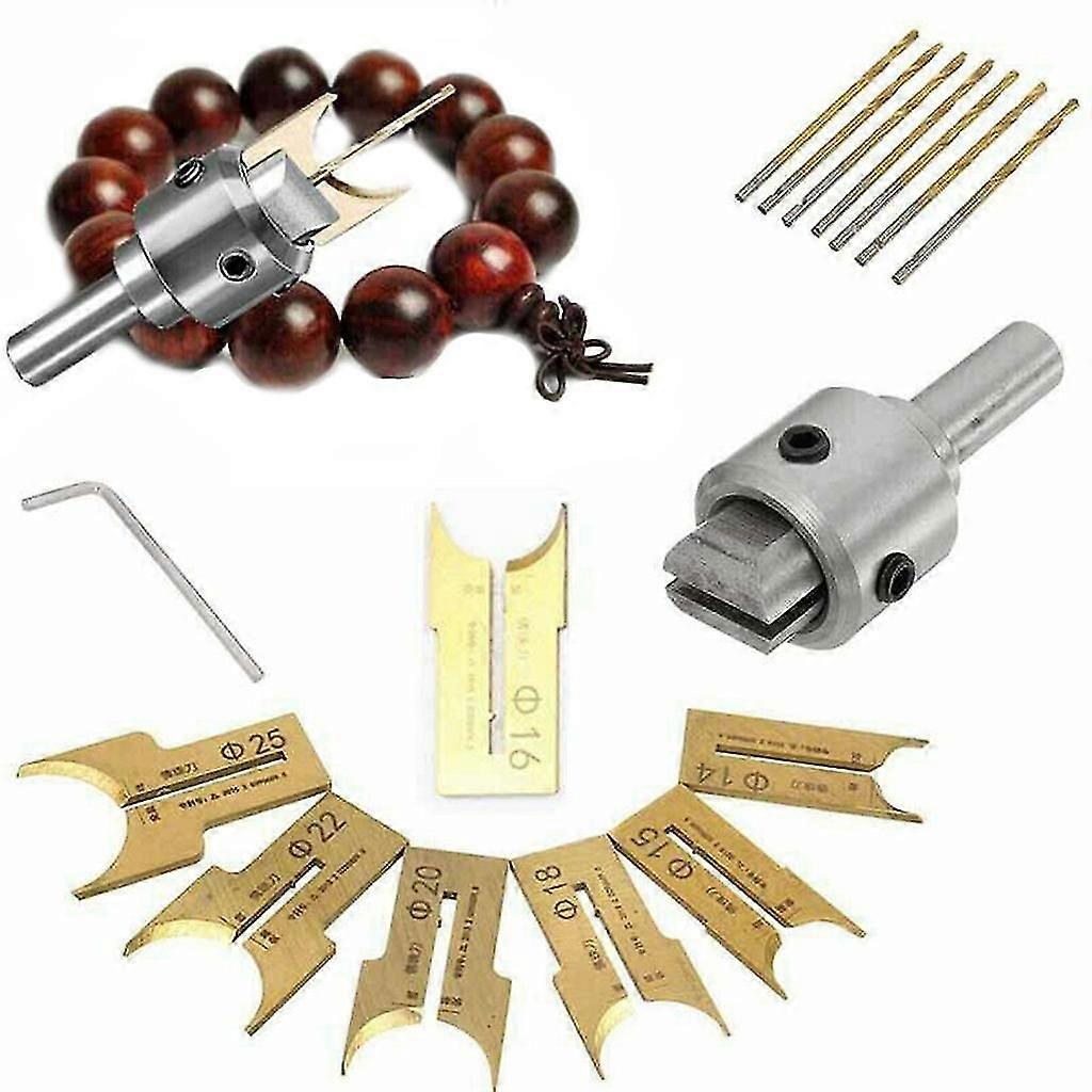 Pattern Wooden Bead Maker Beads Drill Bit Milling Cutter Set Tool Kit
