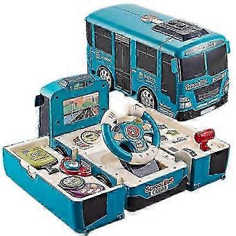 Kinderbus-Spielzeug, Copilot-Lenkrad-Puzzle, Lernspielzeug für Babys (Qd)