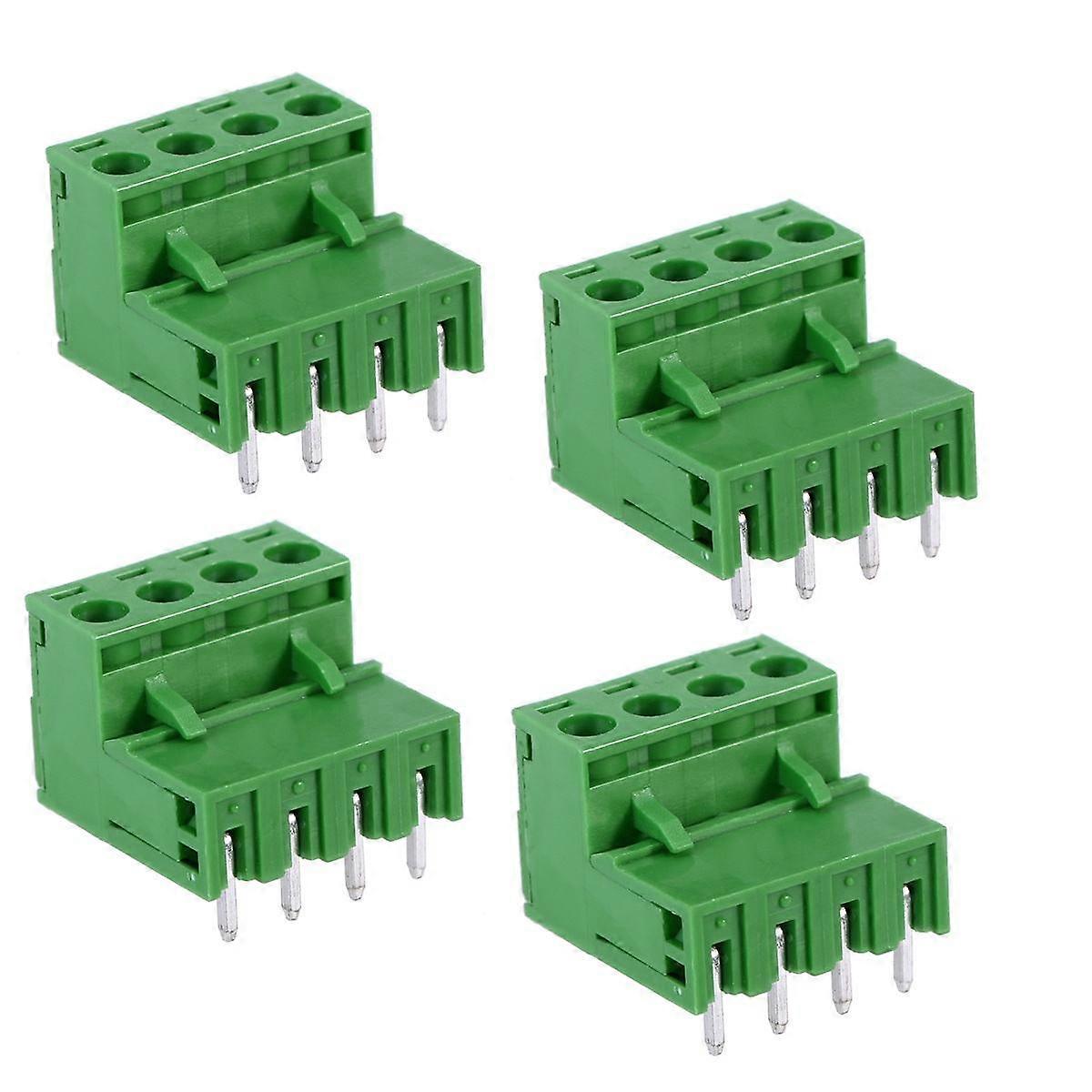 Green Pluggable Pcb Terminal Blocks for Pcb Connecting with 4 Position