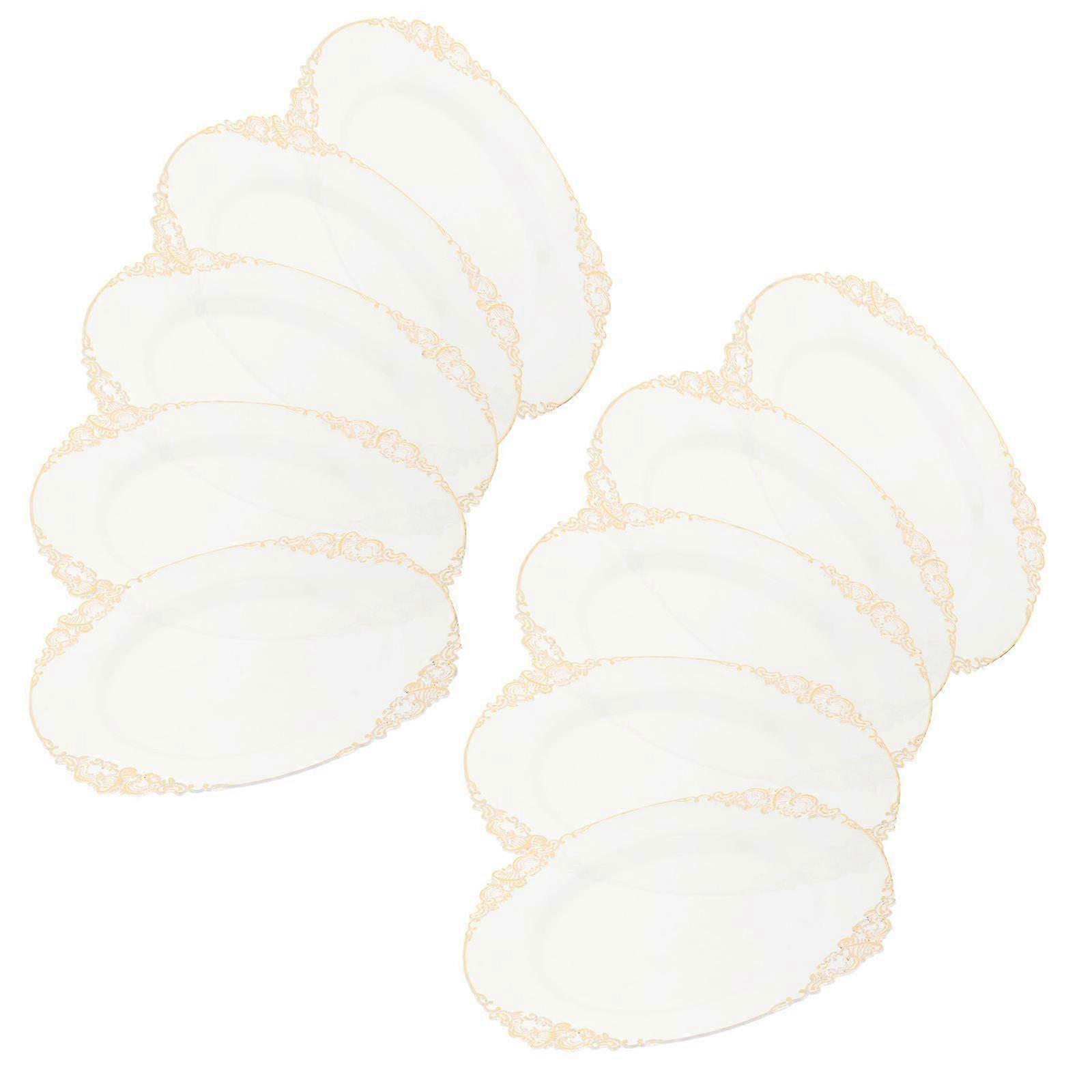 Gold Clear compatible with Events 10Pcs Elegant