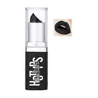 Zwarte lippenstift Matte parelmoer anti-aanbaklaag voedende langdurige waterdichte sterk gepigmenteerde lip