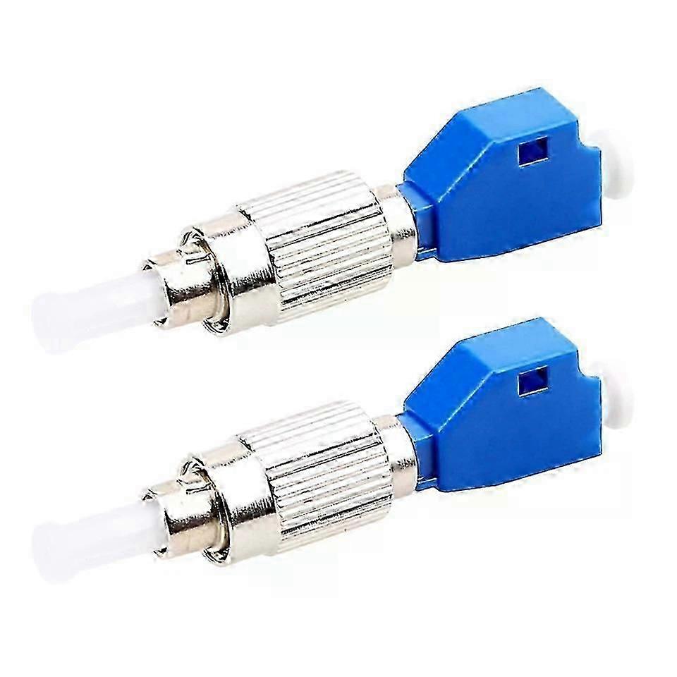Fiber Optic Conversion Connector, 2 Pcs Cable Connectors Light Adapter QA