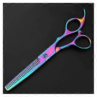 Professional Hair Cutting Scissors Set with Color Coded Tools and Ergonomic Handles