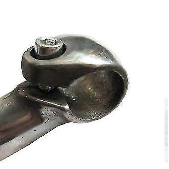 Silver Aluminum Alloy eck Handlebar Stem Retro Cycling Components For Road Bike(1pc, Silver)