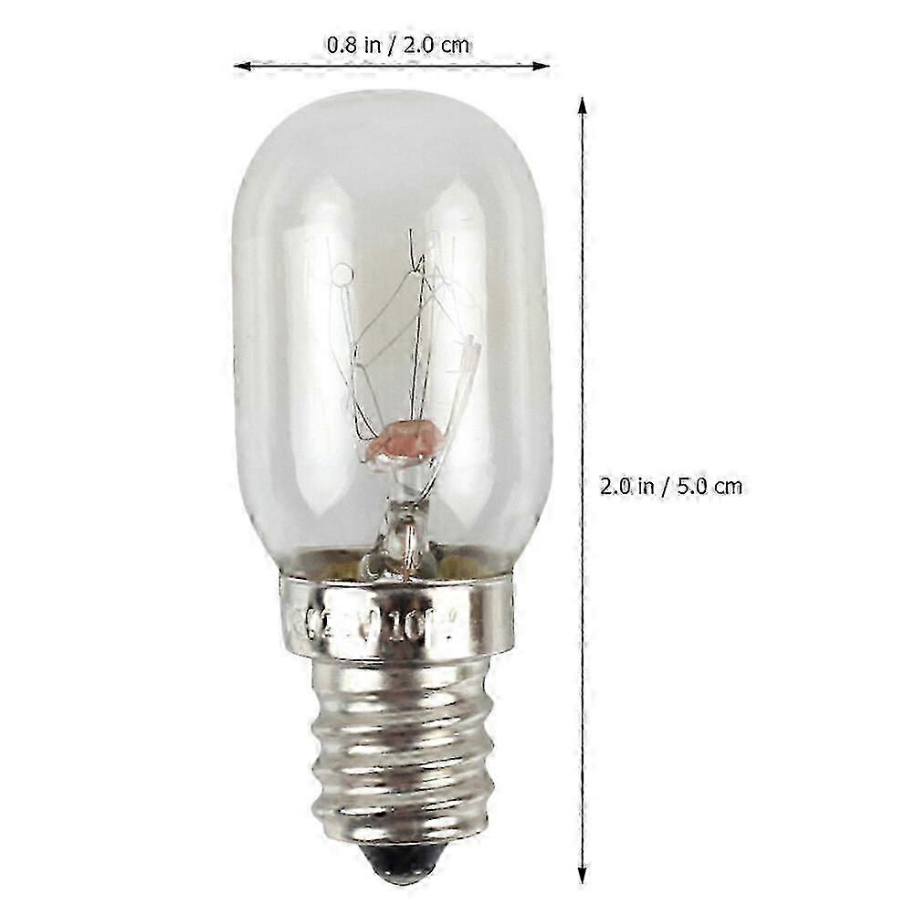 10PCS 10W Freezer Fridge Lamp E12S Compatible with Refrigerator Night Light