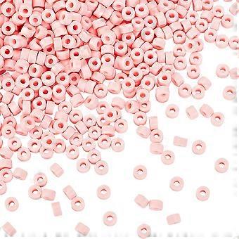 100Pcs Pink Nail Drill Bits Caps 7.5x4.5mm Flat Round Protector Caps 3mm Hole Nail Tech Supplies Plastic Electric Nail Filer