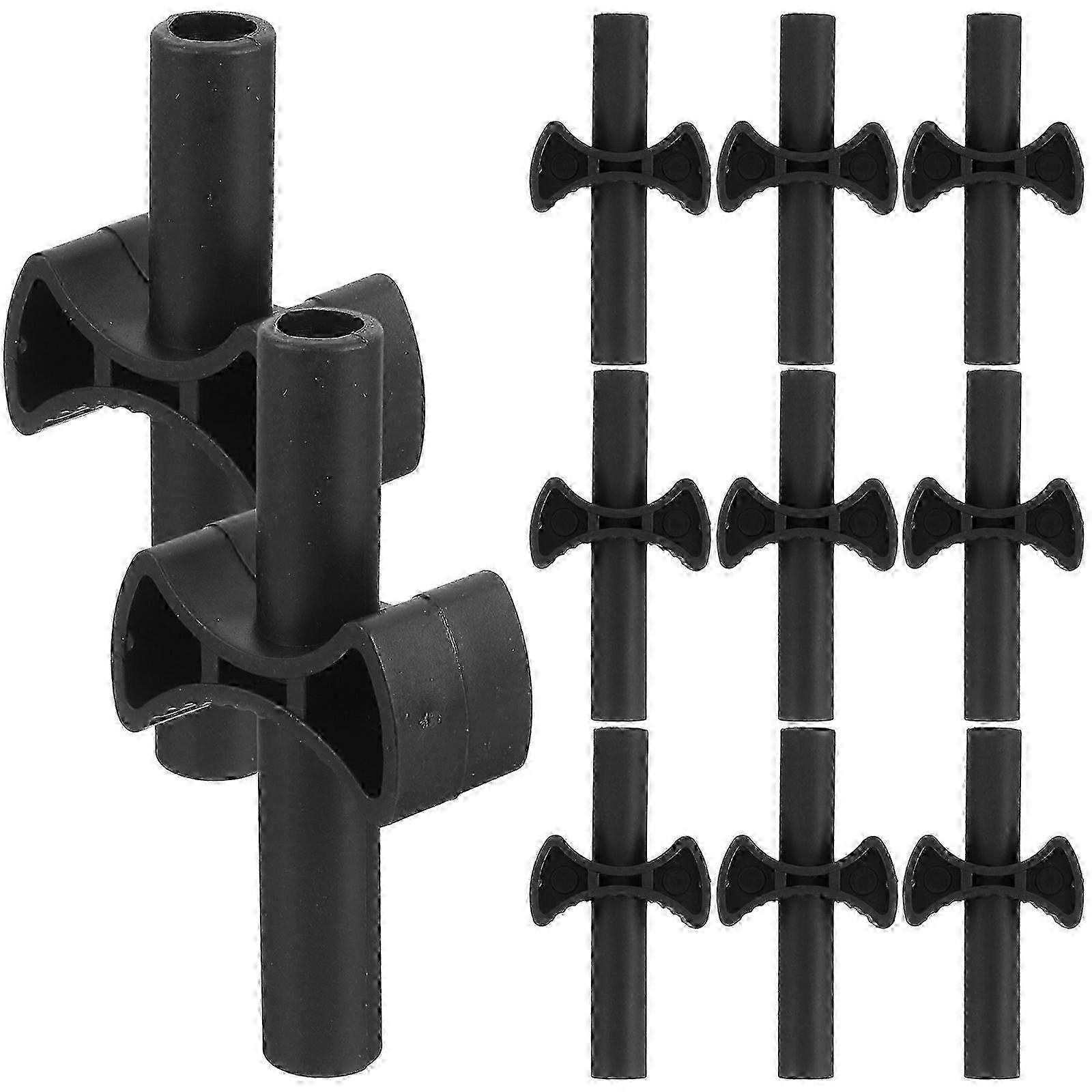 Trampoline Enclosure Pole Washers 12 Pack - ABS Spacers for Secure Ground Installation