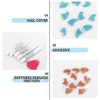 Cat Nail Caps for Pet Use Rubber Nail Cover 100Pcs Paw Protector