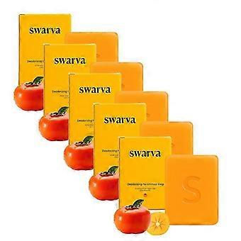 1/2/3/4/5pcs Swarva Persimmon Soap Bar Body Odor Control Deodorant Soap for Men & Women,New 2026
