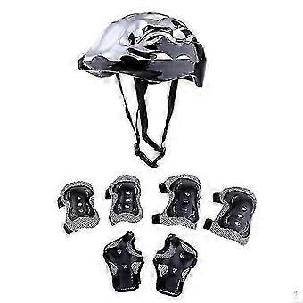 7pcs Adjustable Helmet & Pads Set for Skateboarding, Cycling, Roller Skating