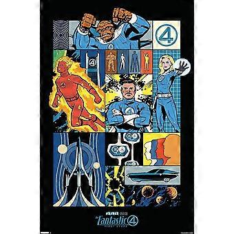 Marvel Fantastic Four: First Steps (2025) - Comic Panel Jigsaw Puzzle AD028