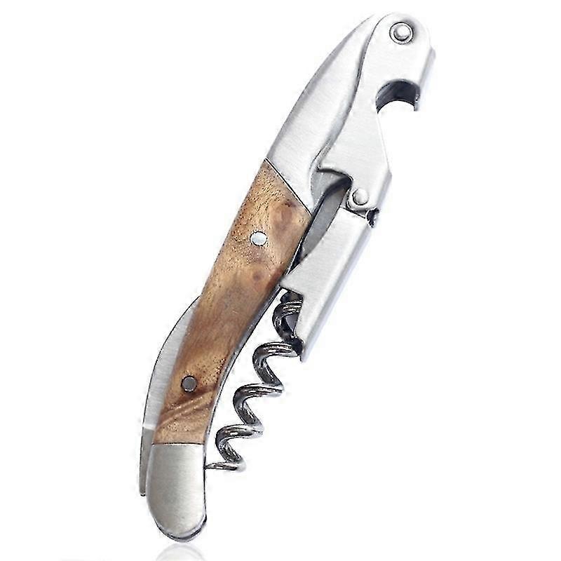 Double-Hinge Rosewood Wine Opener