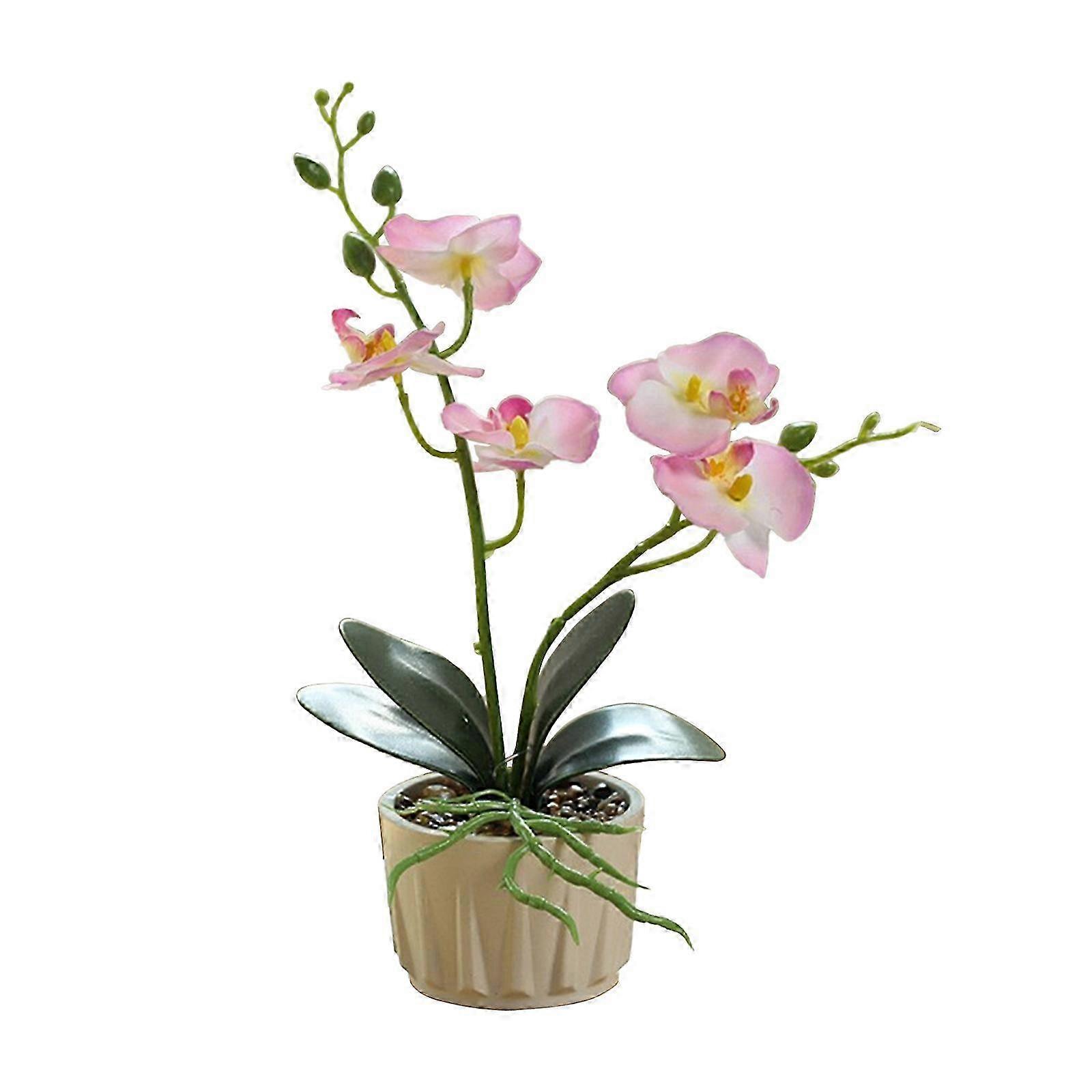 Wire-Stemmed Silk Orchid Table Accent