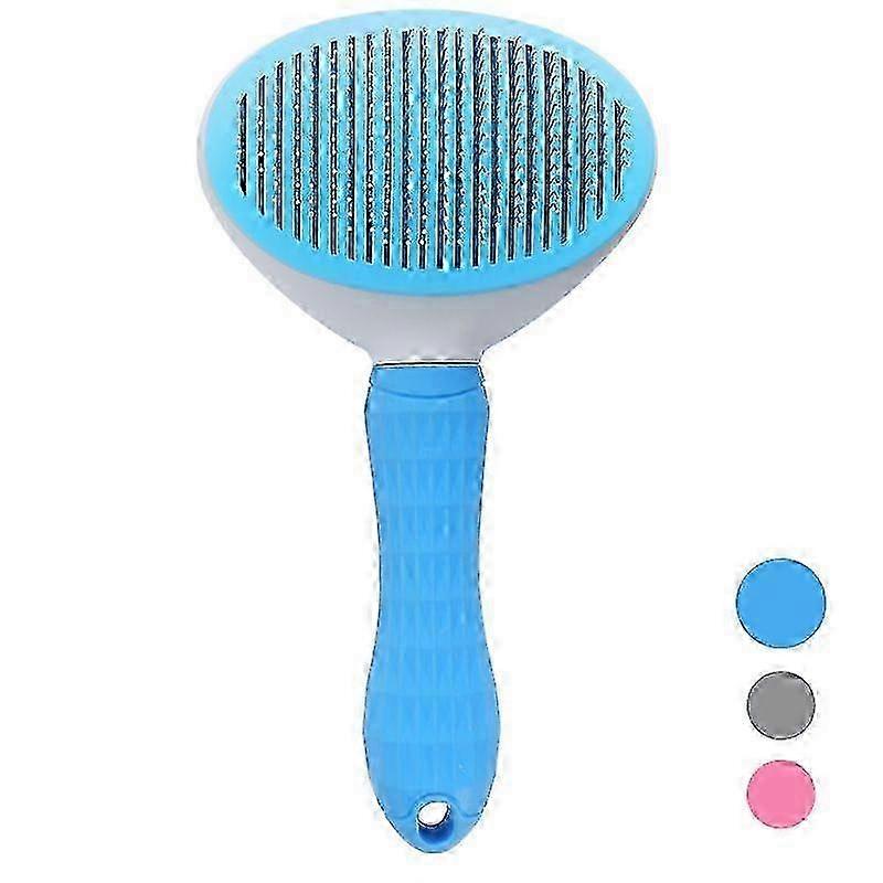 Stainless Steel Pet Comb Self-Cleaning