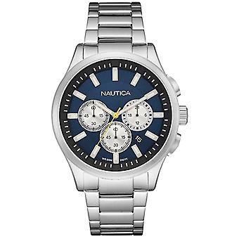 Nautica nct-17 Quartz Analog Man Watch with NAI19533G Stainless Steel Bracelet
