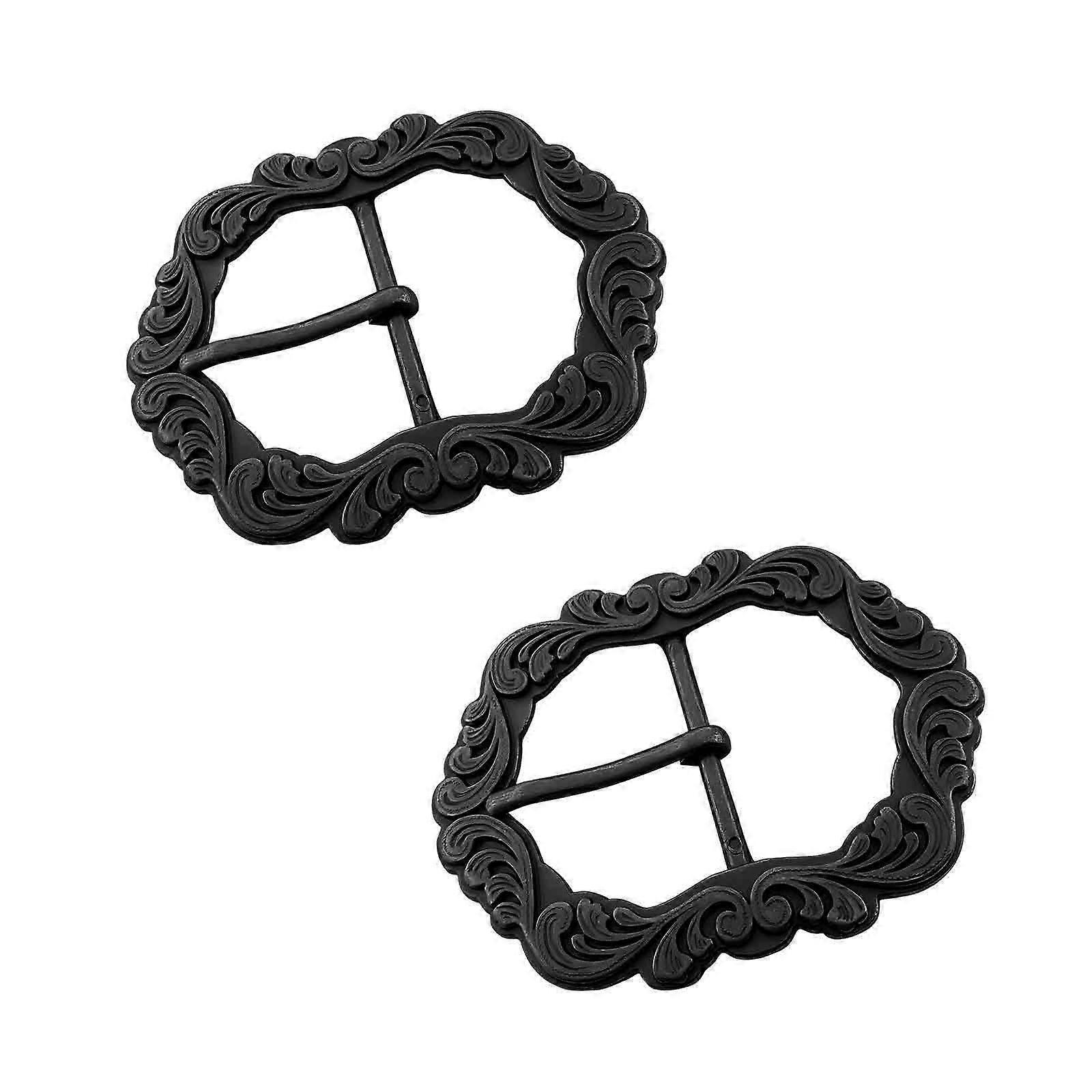 Antique Trachten Belt Buckles Set