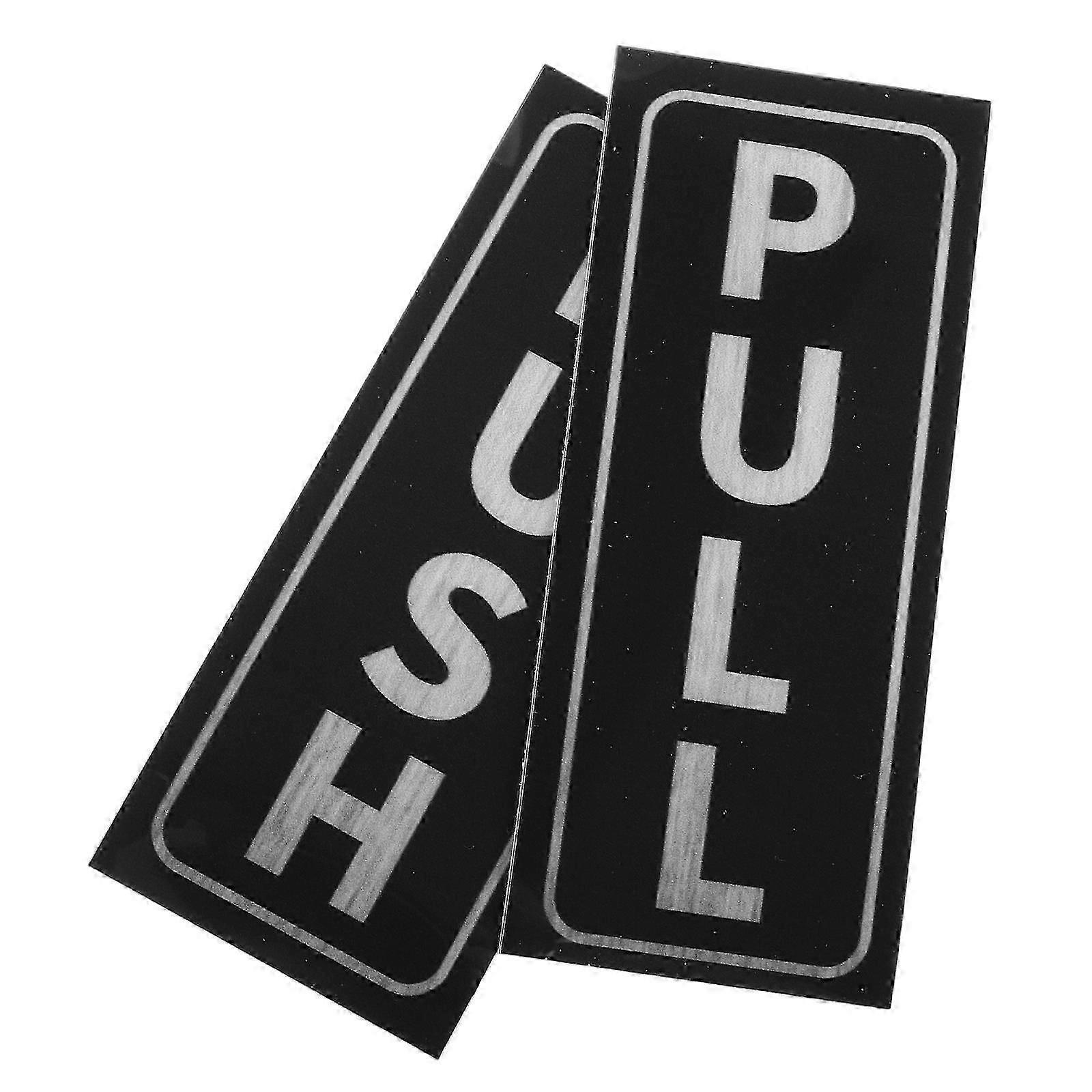 Easy Apply Push Pull Stickers for Glass Doors