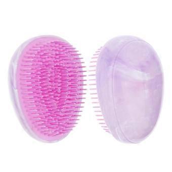 Mini Egg Hair Brush Round Shape Scalp Massage Detangling Comb Tangled Hair Comb Pro Salon Hairdressing Hair Styling Comb Travel