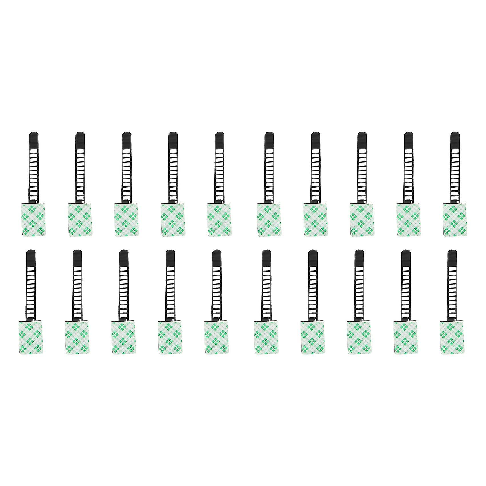 20pcs Sticky Adjable Wire Ties Cable Clips Cable Ties Fix Hold