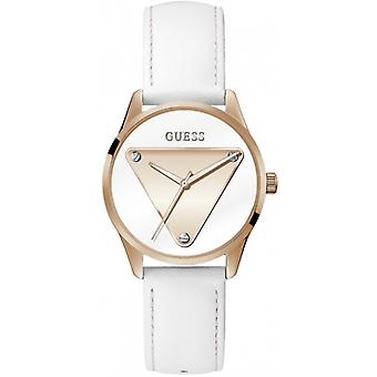 Guess watches ladies emblem Quartz Analog Women's Watch with Synthetic Leather Bracelet GW0399L2