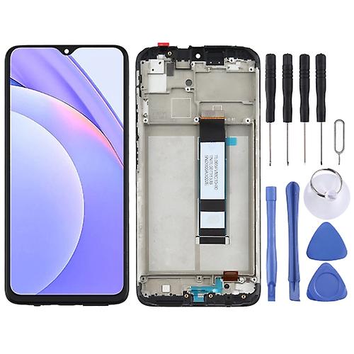Lcd Screen Replacement For Redmi Note 9 4g / Poco M3 / Redmi 9t / Redmi 9 Power With Digitizer Full Assembly And Frame