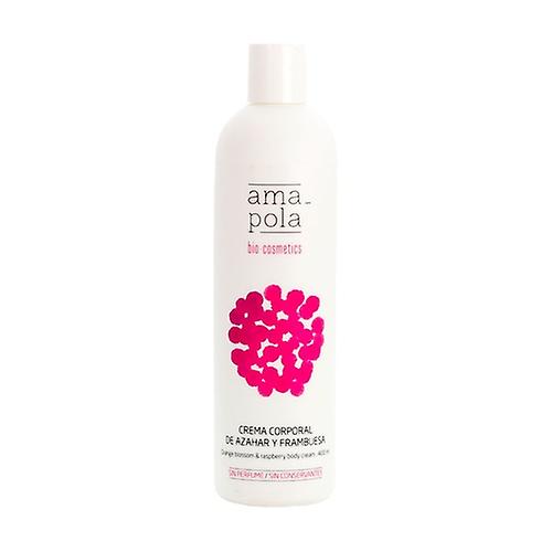 Orange blossom and raspberry body cream 400 ml of cream