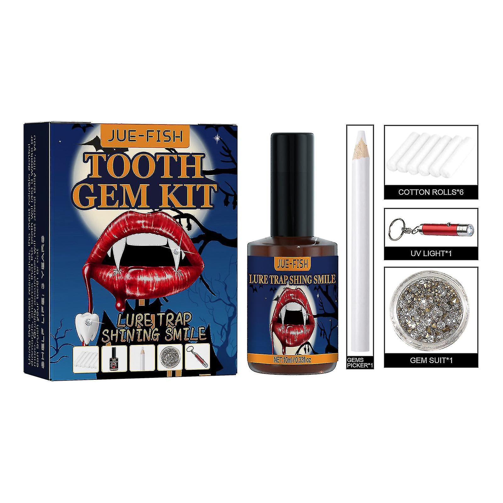 Tooth Jewel Kit Festive Teeth Shiny Decoration Set