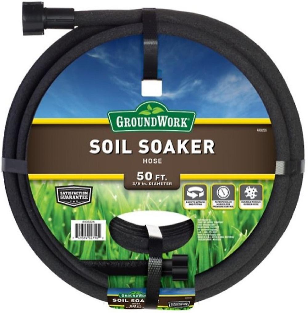 GroundWork TSCELSP38050 Light-Duty Soaker Hose 3/8 in. x 50 ft. Aluminum