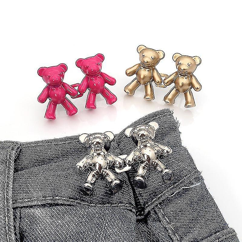 Bear Handle Waist Buckle Jeans Waist Adjustment Large Change Small Nail-free Removable Fixed Artifact Niuniu