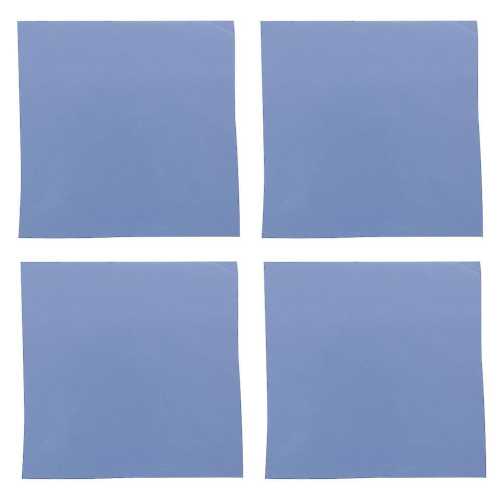 4x New Gpu Cpu Heatsink Cooling Conductive Silicone Pad 100mmx100mmx1mm Thermal Pad High Quality