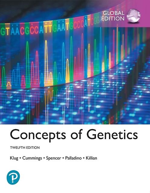 Concepts Of Genetics Global Edition by Darrell Killian Paperback Book
