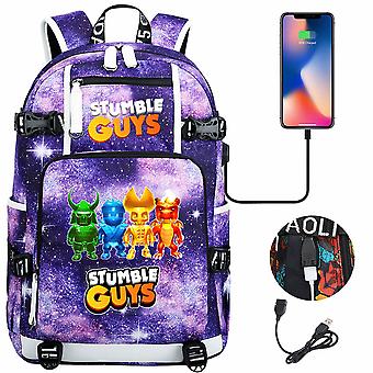 STUMBLE GUYS Large Backpack Waterproof School Bags for Travel